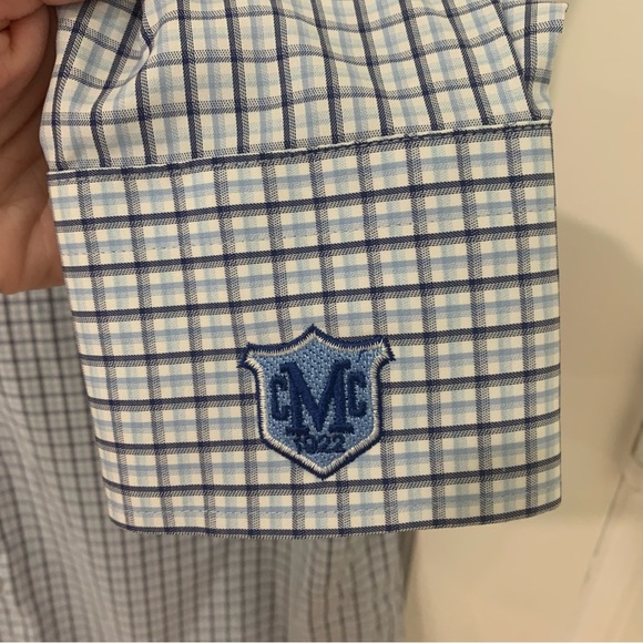 Peter Millar Mens Summer Comfort Plaid Checked Button Down Long Sleeve Shirt S - Picture 3 of 11